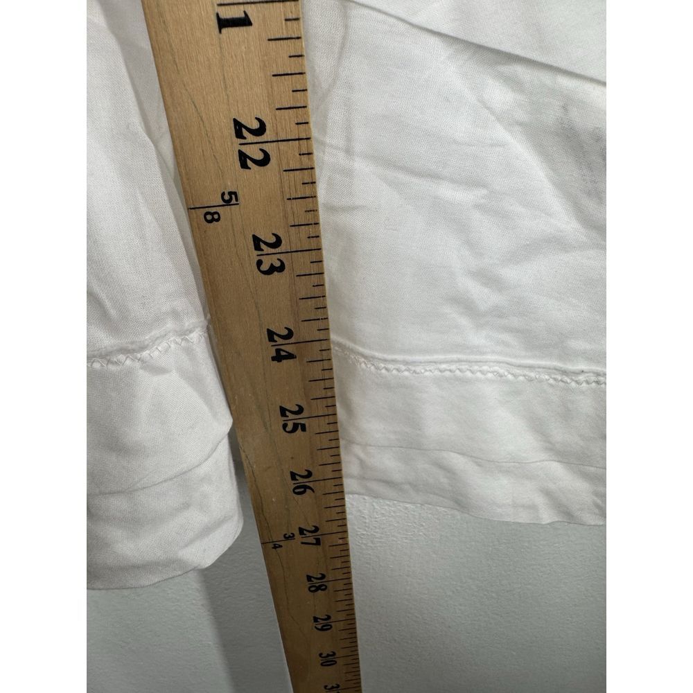 Theory Womens Shirt Top Blouse Size M White - Picture 5 of 9